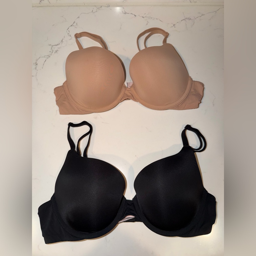 Victoria's Secret Black and Tan Bras